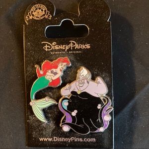 Disney Ariel and Ursula Trading Pins Set Mermaid
